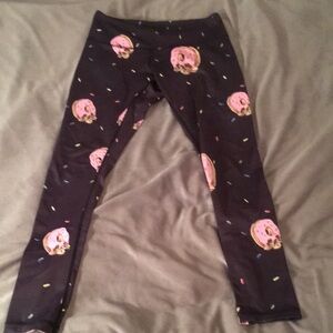 Chic Donut Print Women's Leggings